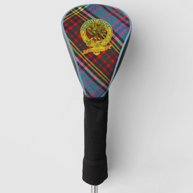 Anderson Clan Tartan & Motif Golf Headcover (Vorderseite)