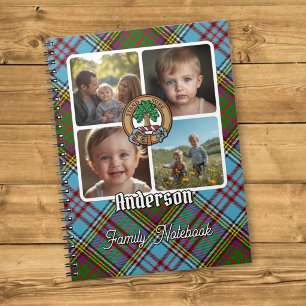 Anderson Familienfoto-Collage Notizblock