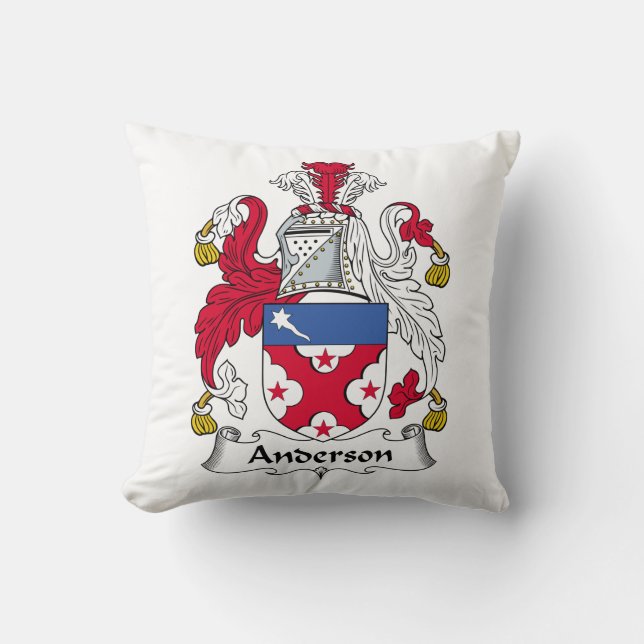 Anderson-Familienwappen Kissen (Vorderseite)