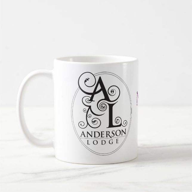 Anderson-Häuschen-Tasse - lila Kaffeetasse (Links)