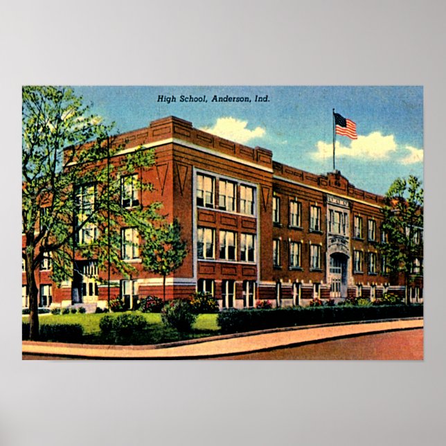 Anderson, Indiana High School Poster (Vorne)