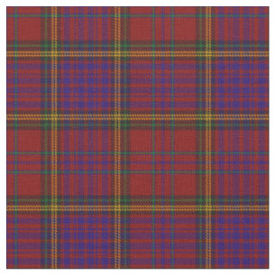 Anderson of Kinnelieber Red Clan Tartan Stoff