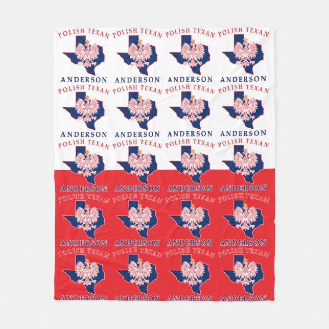 Anderson Polish Texan Medium Fleece Blanket (Vorderseite)