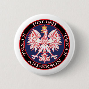 Anderson Round Polish Texan Button
