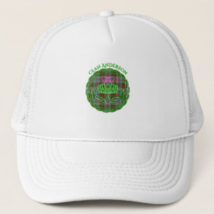 Anderson Scottish Tartan Celtic Thistle Truckerkappe