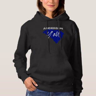 Anderson South Carolina Yall Sc Palmetto Staat Roa Hoodie