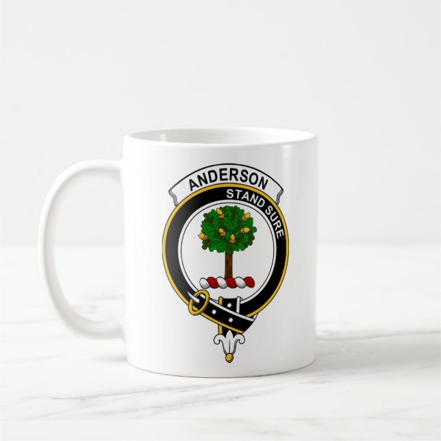 Anderson Tartan Coffee Tasse - Größe 11oz (Links)