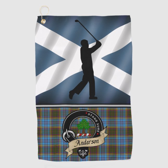 Anderson Tartan Golf Serviette Son (Devant)