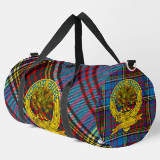 Anderson-Tartan und Clan-Emblem Duffle Bag