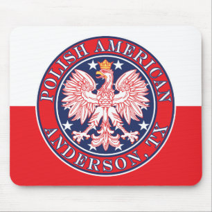 Anderson Texas Polnischer Adler Mousepad