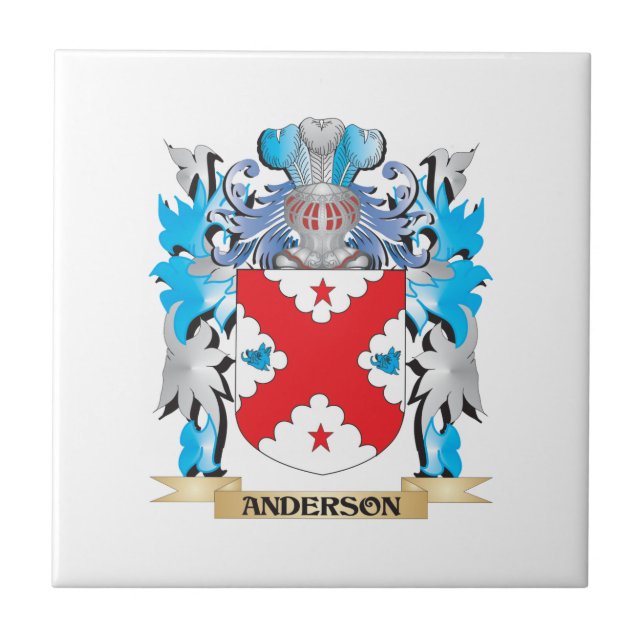 Anderson-Wappen Fliese (Vorderseite)