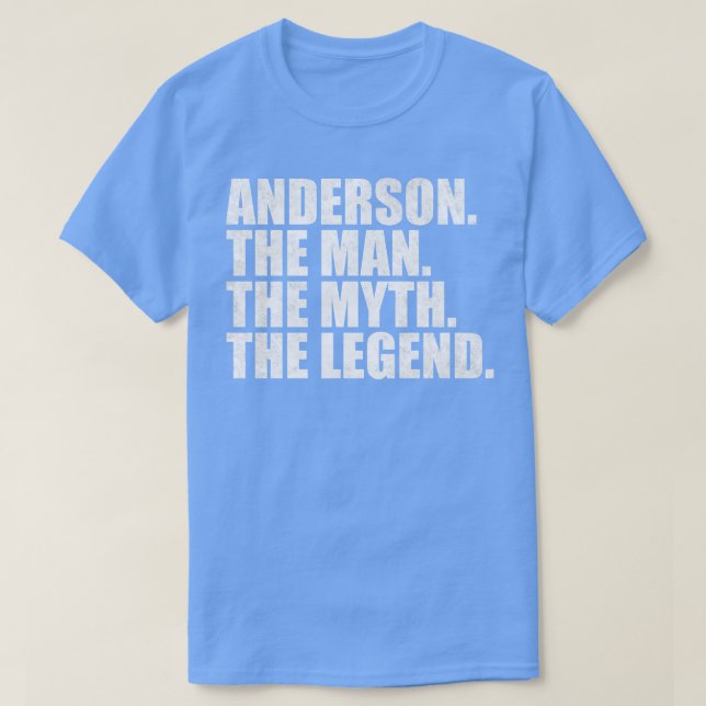 AndersonAnderson Name Anderson Vorname T-Shirt (Design vorne)