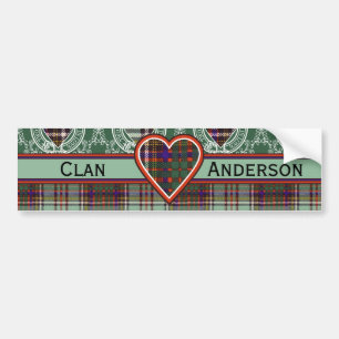AndersonScottishTartan Autoaufkleber