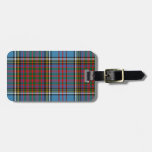 Andersontartan-karierter Gepäck-Umbau Gepäckanhänger