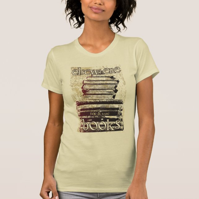 Anderswo Bücher T-Shirt (Vorderseite)