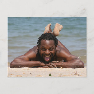 Änderung an der Beach Postkarte