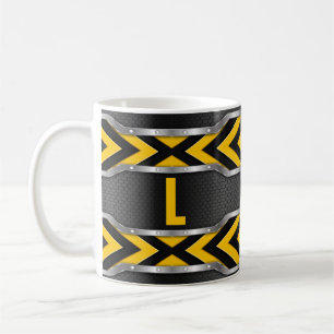 Änderung Anfangs H I J K L N Sicherheitsgelb Kaffeetasse