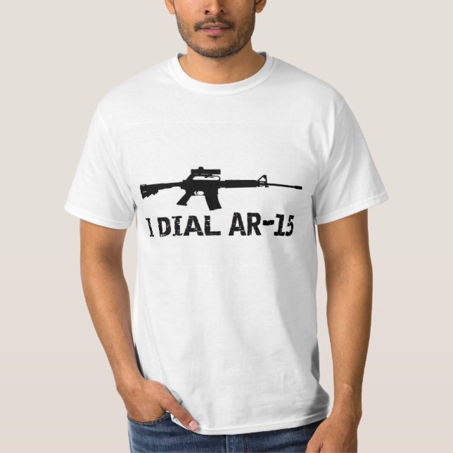 Änderung Ar15 2. "ICH WÄHLE" PROgewehr AR-15 T-Shirt (Vorderseite)