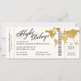 Änderung bei Planungen World Map Boarding Ticket W Ankündigung