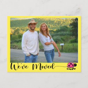 Änderung der Adresse 2 Postkarte