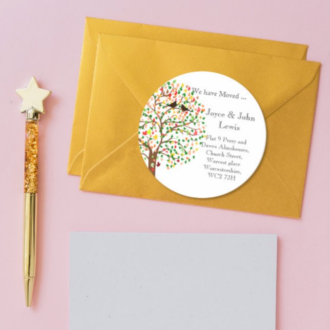 Änderung der Adresse Stickers Herbst Stammbaum (Von Creator hochgeladen)