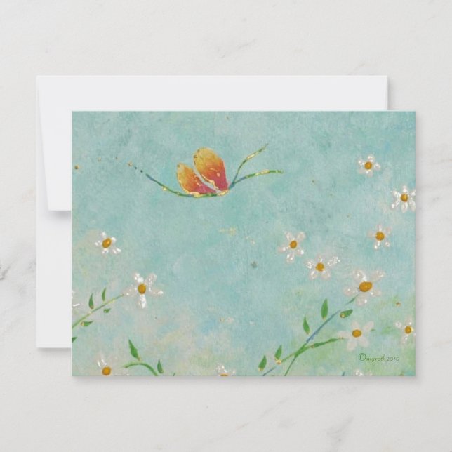 Änderung der Adresskarte Einladung (Vorderseite)