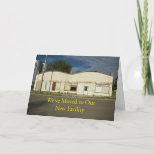 Änderung der Adresskarte: Neue Einrichtung Ankündigung