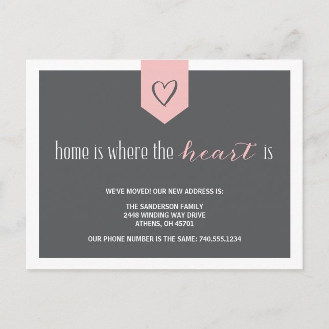 Änderung der Ankündigung (Vorderseite)