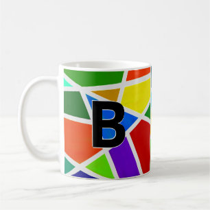 Änderung der ersten geometrischen Dreiecke A B C D Kaffeetasse