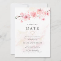 Änderung der Hochzeitsankündigung von Kirschblosso