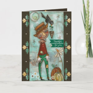 Änderung der Jahreszeiten - Grußkarte Feiertagskarte