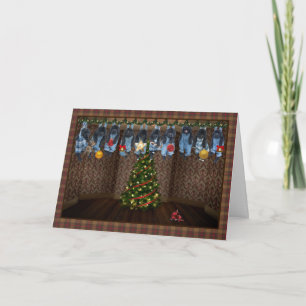 Änderung der Weihnachtskarte Feiertagskarte