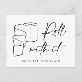 Änderung des Datums "Zurückgestellte Stornierung" Postkarte