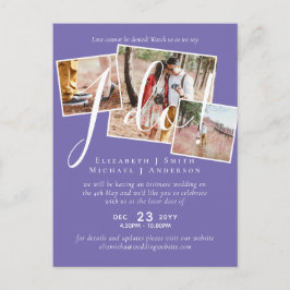 Änderung des Empfangs des Hochzeitstipendiums Postkarte