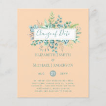 Änderung von Plänen Datum Grüne Eukalyptus Ereigni