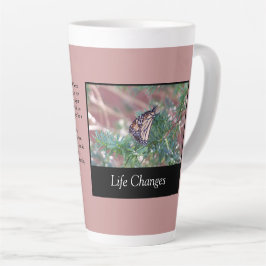 Änderungen des Lebens durch Inspiration Milchtasse