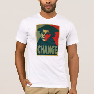 "Änderungs-" Plakat Martins Luther T-Shirt