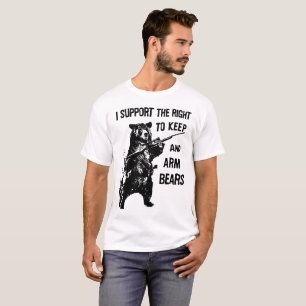 Änderungs-Unterstützung das Recht, Bärn-lustige T-Shirt
