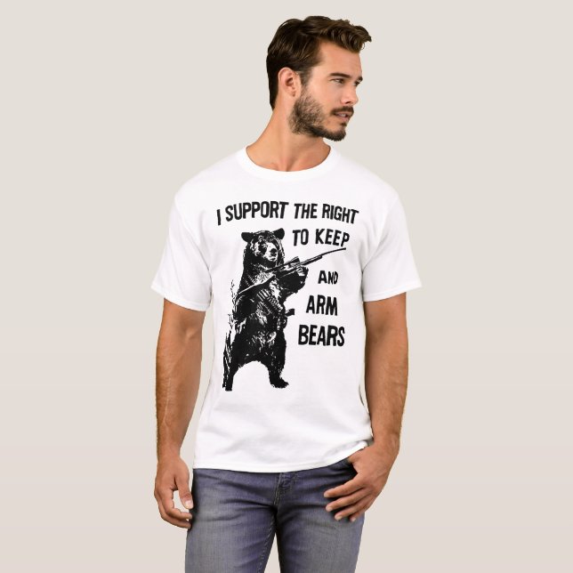 Änderungs-Unterstützung das Recht, Bärn-lustigen T-Shirt (Vorne ganz)