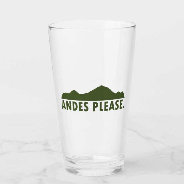 Andes bitte glas (Vorderseite)