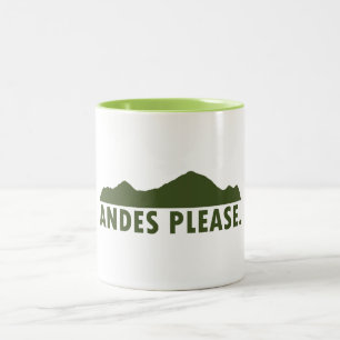 Andes bitte zweifarbige tasse