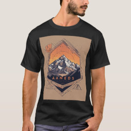Andes Mons Women's T - Shirt: Minimalistisch Geome T-Shirt