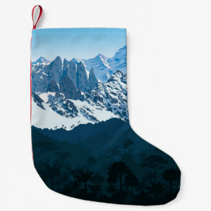 Andes Rainforest: Vintager Dschungel Nahtlos Kleiner Weihnachtsstrumpf