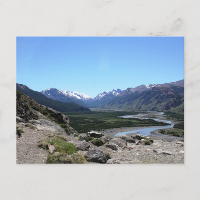 Andes Range, Patagonia Postkarte (Vorderseite)