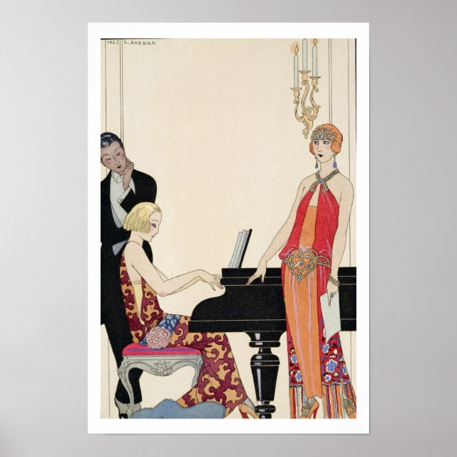 Andeutung, Abbildung für "Gazette du Bon Ton" Poster (Vorne)