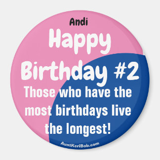 Andi Joyeux Anniversaire #2 Girl Magnet