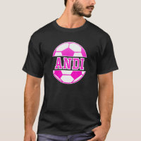 Andi Name Girls Fußball-Fußball-Sportfan Ba