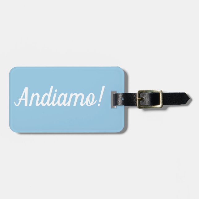 Andiamo Luggage Tag Gepäckanhänger (Vorderseite horizontal)