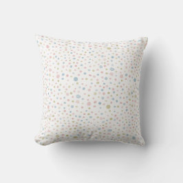 Andie Confetti Aquarelle Dots Jeter Oreiller