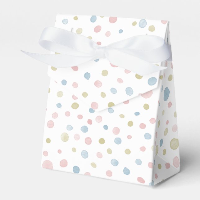 Andie Confetti Watercolor Dots Gunts Box Geschenkschachtel (Vorderseite)